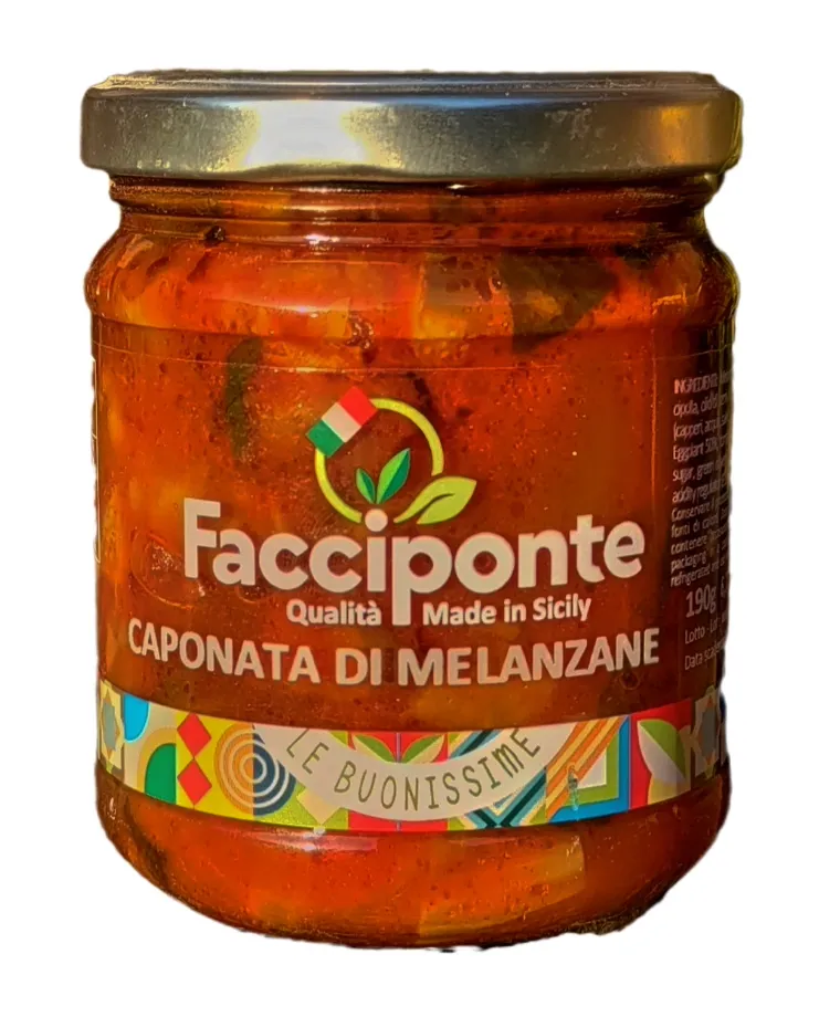 Vasetto di caponata di melanzane Facciponte